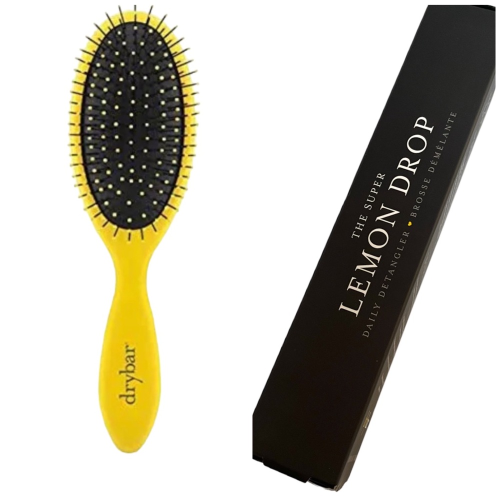 DRYBAR THE SUPER LEMON DROP DAILY DETANGLER WITH LONG LASTING BRISTLES BNIB